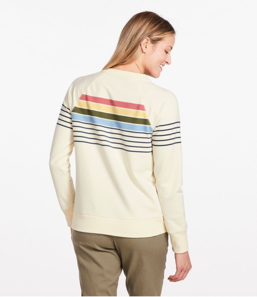 Women's L.L.Bean 24/7 Sweats, Crewneck Stripe, , small image number 4