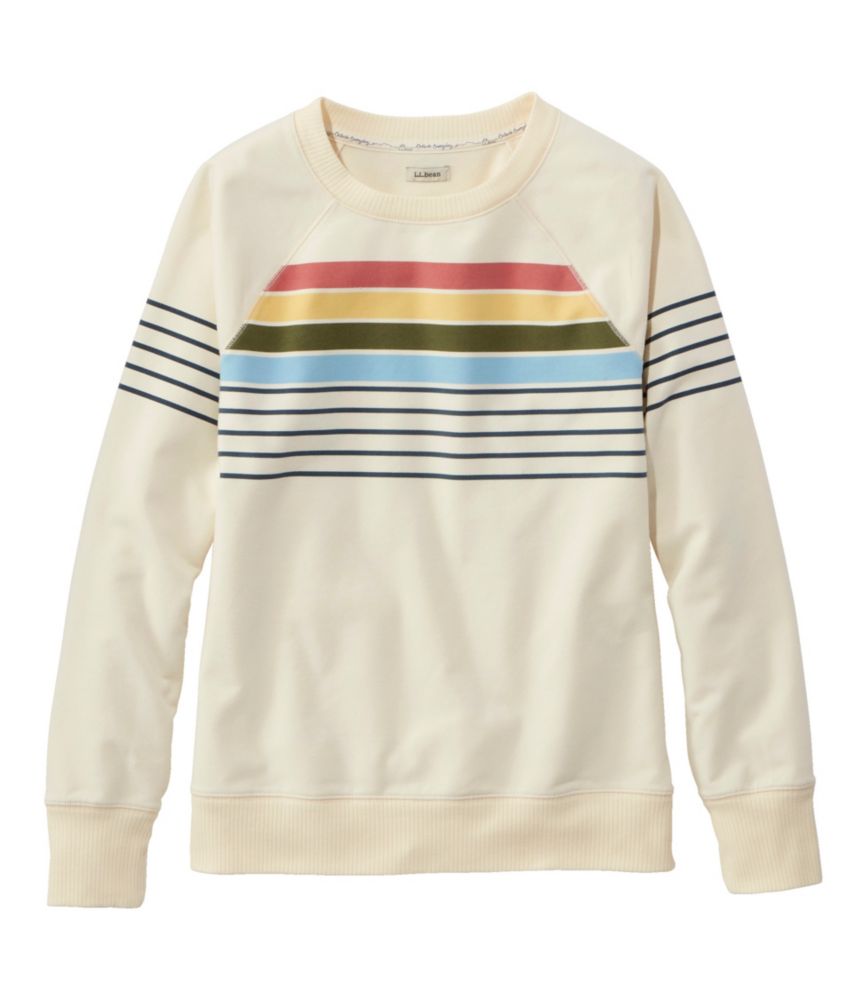Women's L.L.Bean 24/7 Sweats, Crewneck Stripe, , small image number 5