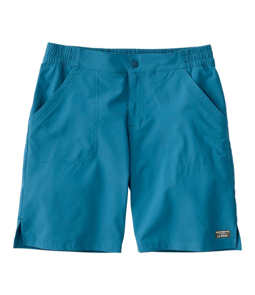 Women's L.L.Bean Stretch UPF Shorts, 9", Darkest Navy, small image number 2