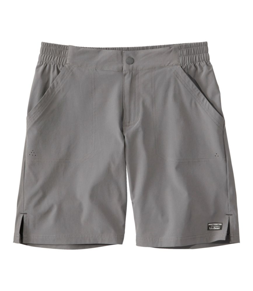 Women's L.L.Bean Stretch UPF Shorts, 9", Platinum, small image number 1