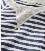 Women's Organic Cotton Slub Sweater, Crewneck Stripe