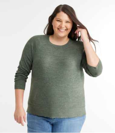 Women's plus best sale size cotton sweaters