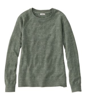 Women's Organic Cotton Slub Sweater, Crewneck Sweatshirt