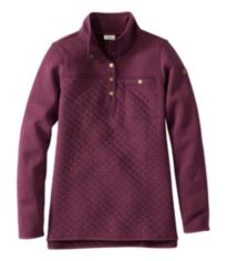 Ll bean womens quilted sweatshirt hotsell