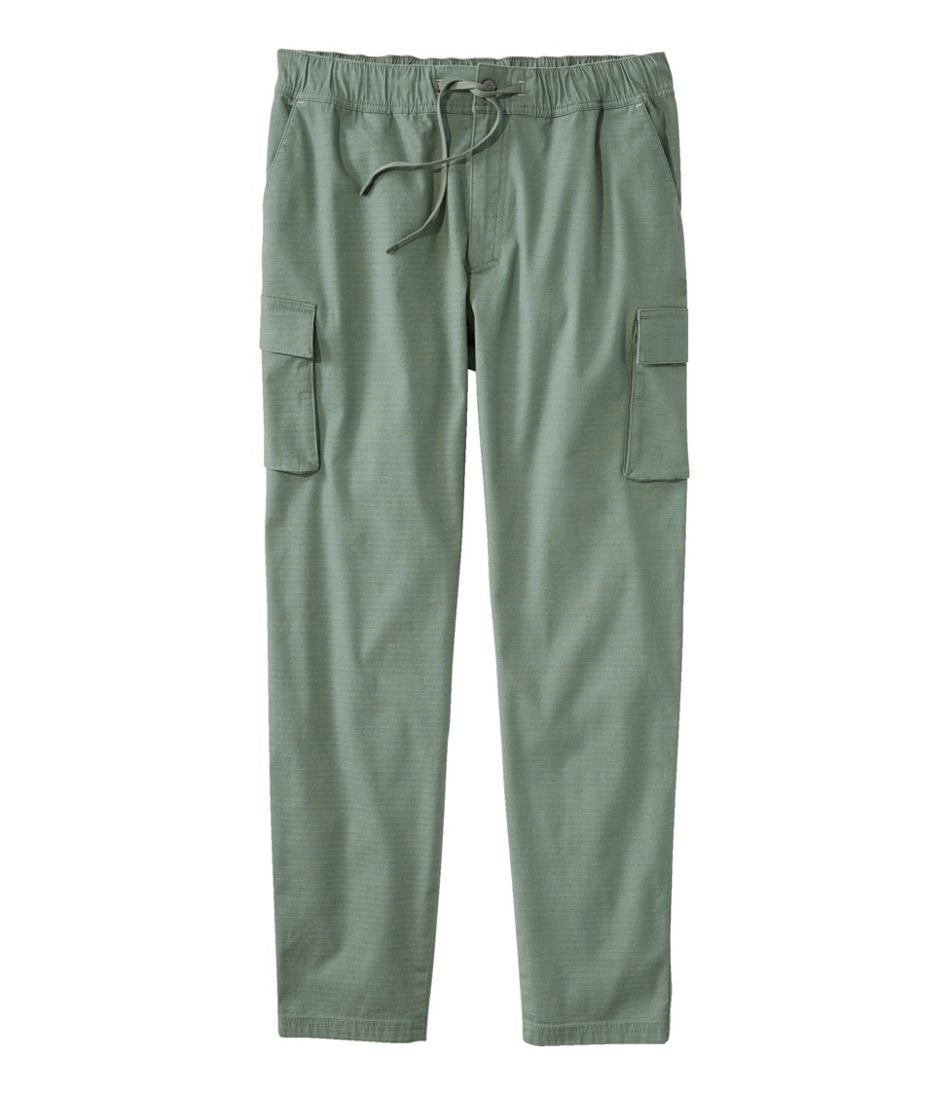 Men's Explorer Ripstop Cargo Pants, Standard Fit, Tapered Leg Deep Olive Large, Synthetic Cotton Blend | L.L.Bean, 30