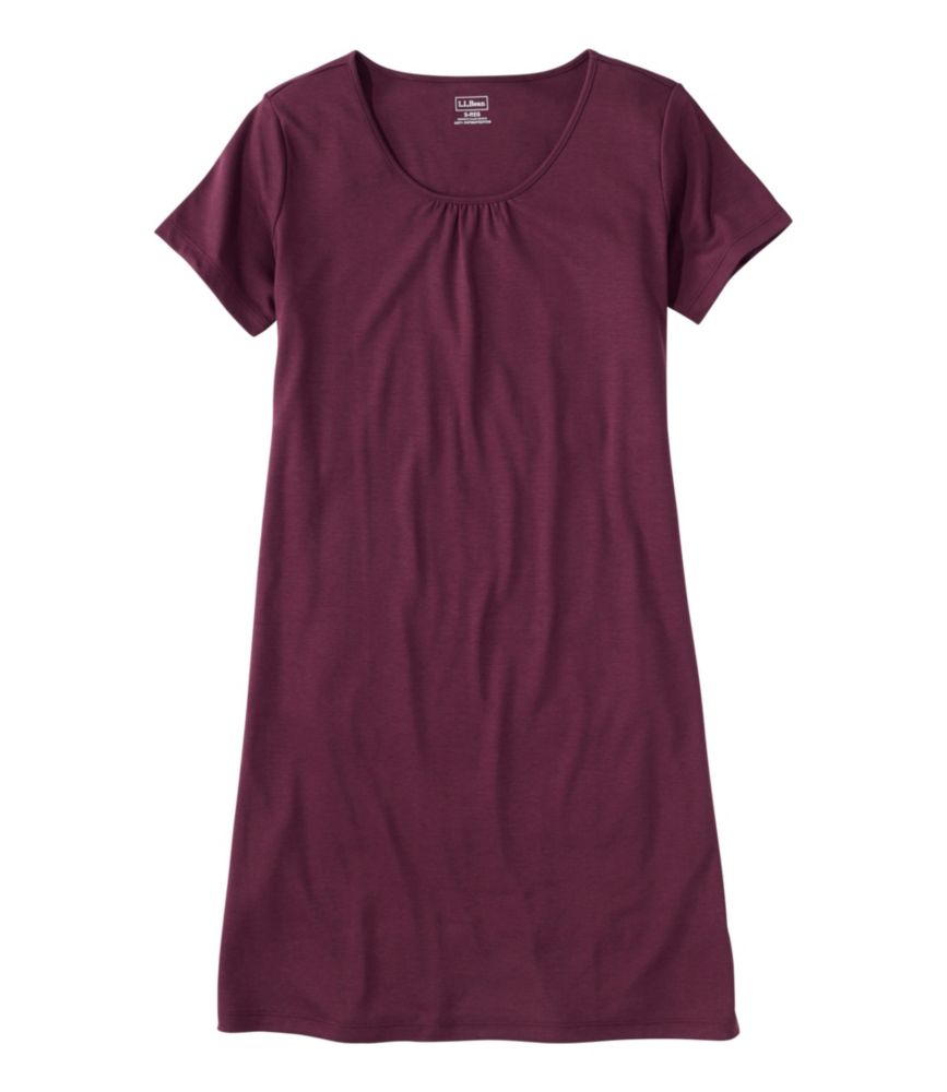 Women's Supima® Nightgown, Short-Sleeve