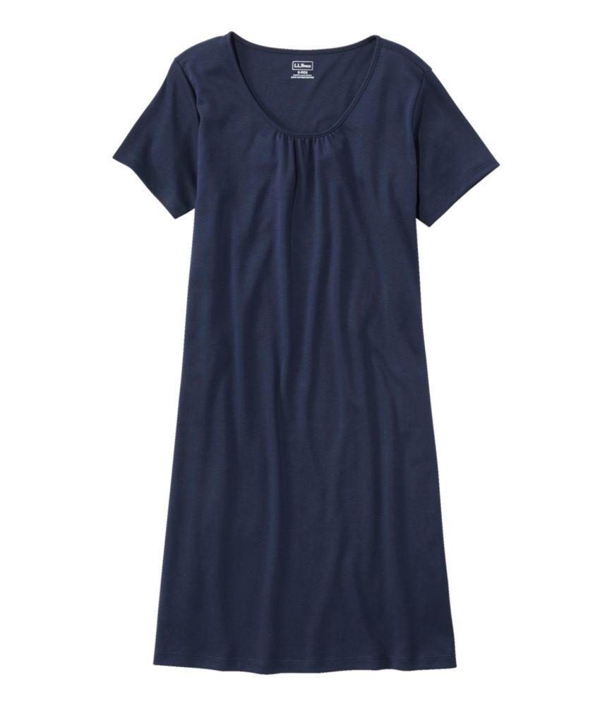 Women's Supima® Nightgown, Short-Sleeve