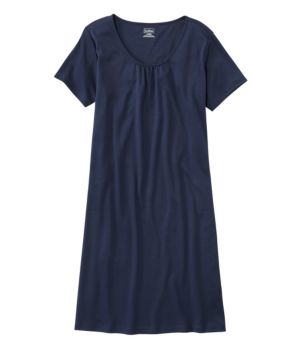 Women's Supima Nightgown, Short-Sleeve