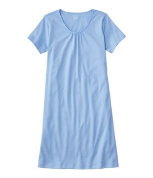 Women's Supima Nightgown, Short-Sleeve
