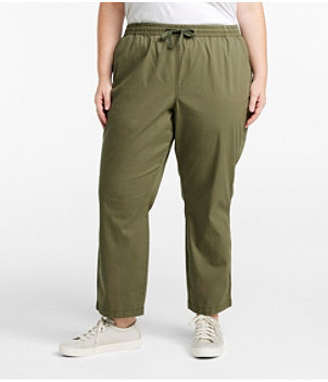 Women's Lakewashed Chino Pants, Mid-Rise Pull-On Ankle