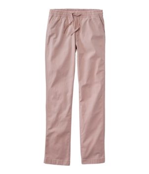 Women's Lakewashed Chino Pants, Mid-Rise Pull-On Ankle