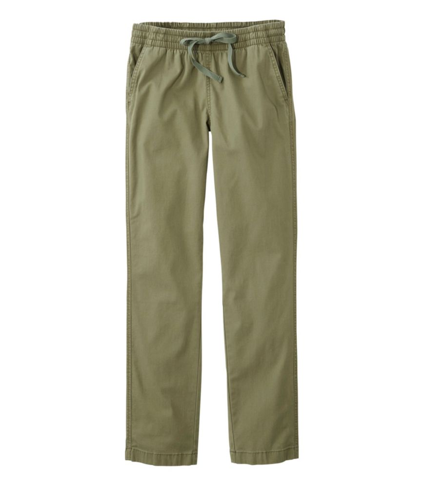 Women's Lakewashed Chino Pants, Mid-Rise Pull-On Ankle