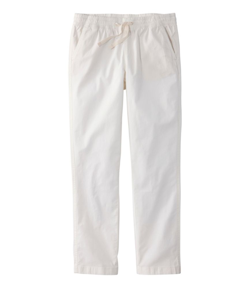 Women's Lakewashed Chino Pants, Mid-Rise Pull-On Ankle