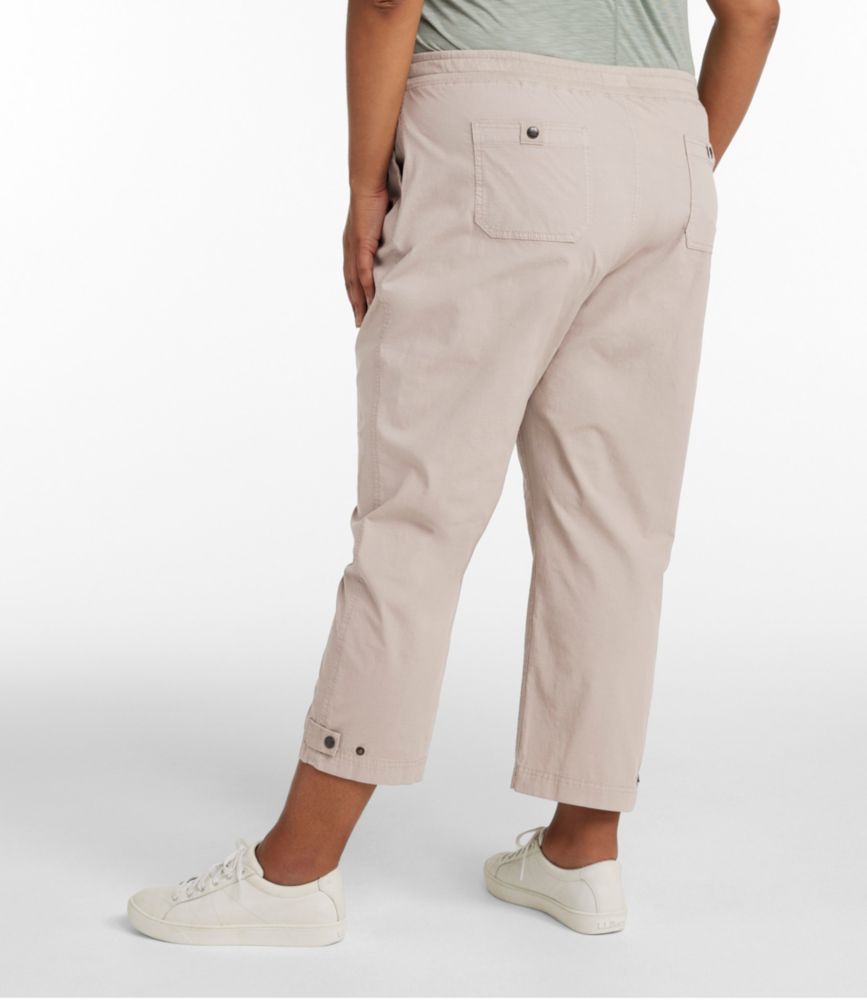 Women's Stretch Ripstop Pull-On Capri Pants, Slim-Leg