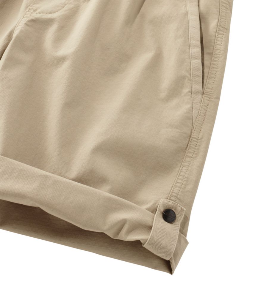 Women's Stretch Ripstop Pull-On Shorts, Dark Taupe, small image number 6