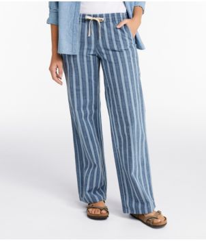 Lakewashed Pull-on Chinos, Mid-Rise Wide-Leg