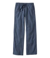 Women's Lakewashed Pull-On Chinos, Mid-Rise Chambray Ankle Pants