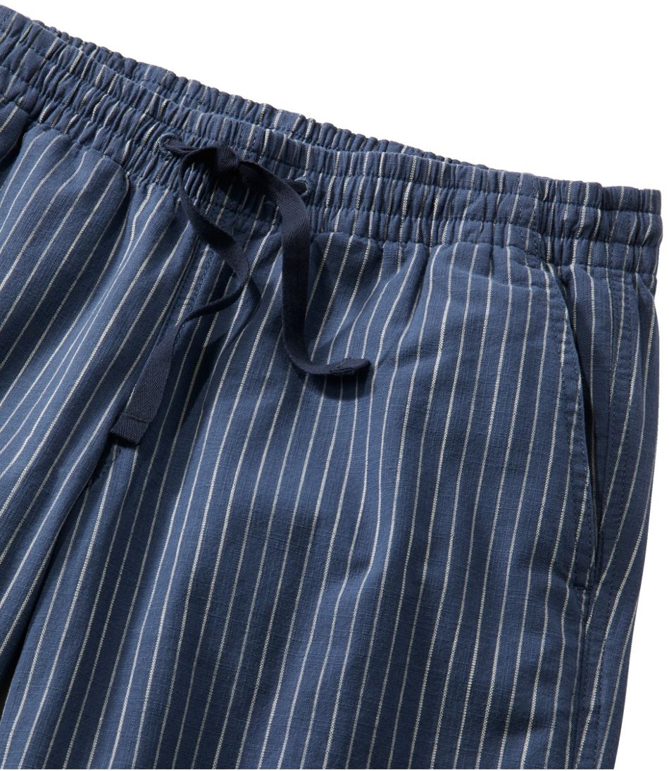 Women's Premium Washable Linen Pull-On Pants, Stripe at L.L. Bean