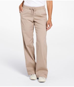 Lakewashed Pull-on Chinos, Mid-Rise Wide-Leg