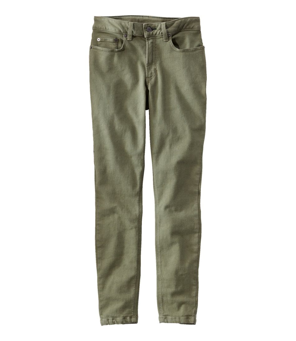 Women's High-Rise Skinny Ankle Pants - A New Day Olive Green 10