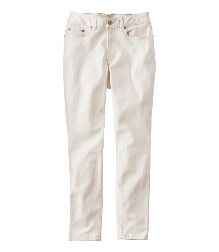 Women's BeanFlex®Jeans, High-Rise Slim-Leg Ankle Color, Natural, small image number 1