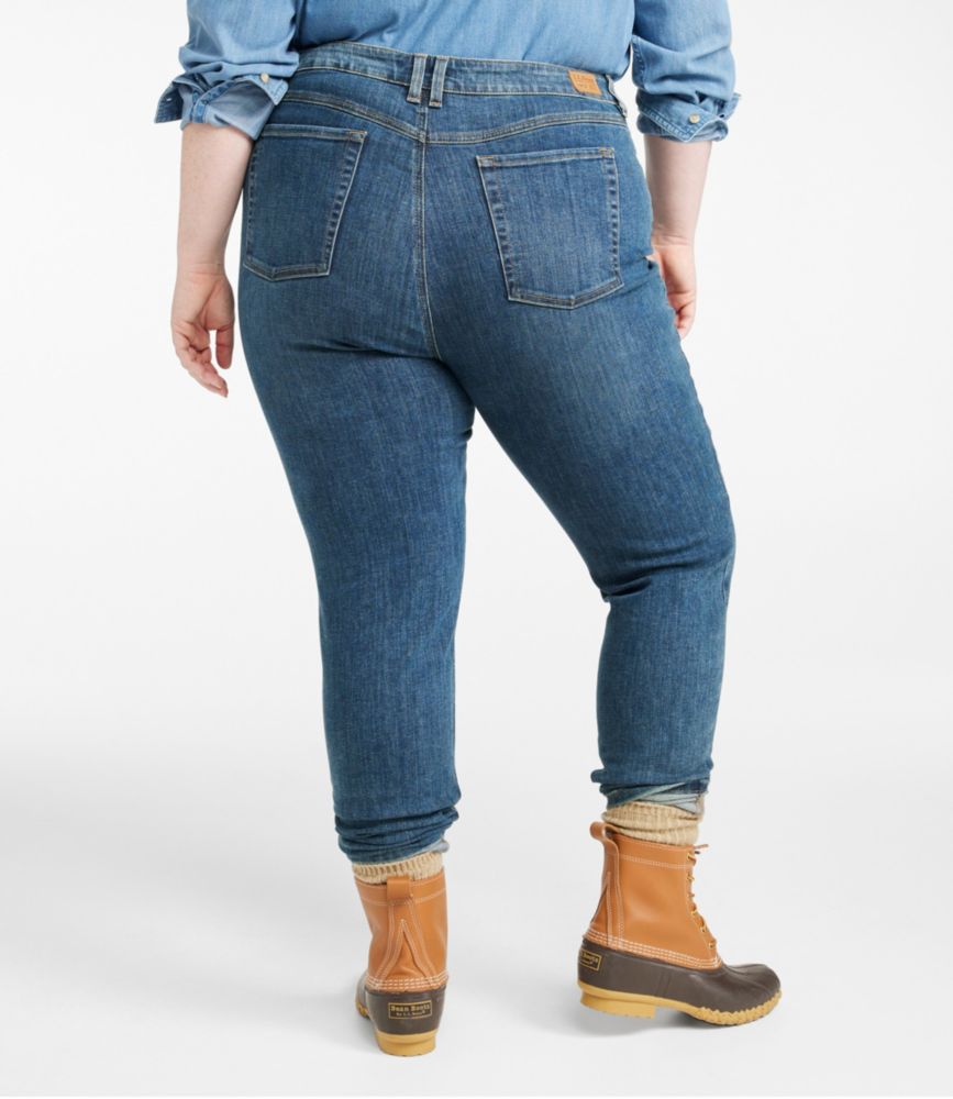 Women's BeanFlex&reg; Jeans, Mid-Rise Skinny-Leg, Rinsed, small image number 3