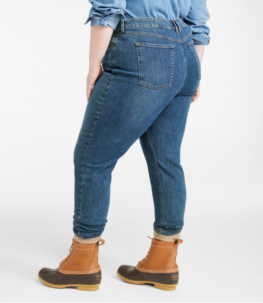 Women's BeanFlex&reg; Jeans, Mid-Rise Skinny-Leg, Rinsed, small image number 4