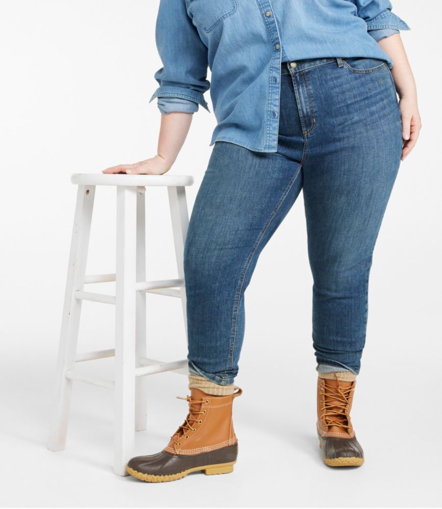 Women's BeanFlex® Jeans, Mid-Rise Skinny-Leg