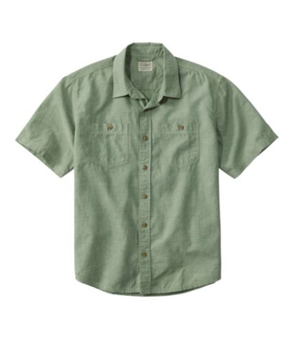 Linen Cotton Short Sleeve Shirt