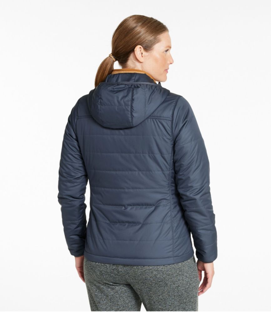 Women's Mountain Classic Puffer Hooded Jacket, Gunmetal Gray, small image number 3