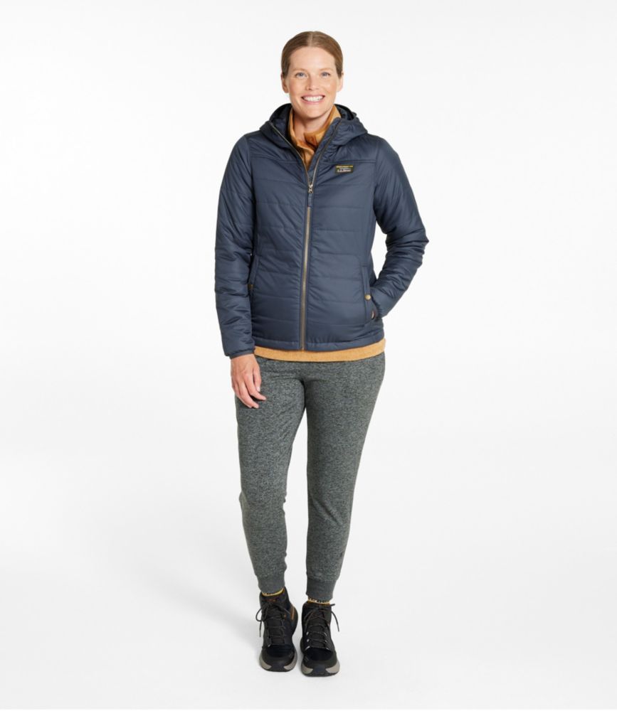 Women's Mountain Classic Puffer Hooded Jacket, Gunmetal Gray, small image number 4