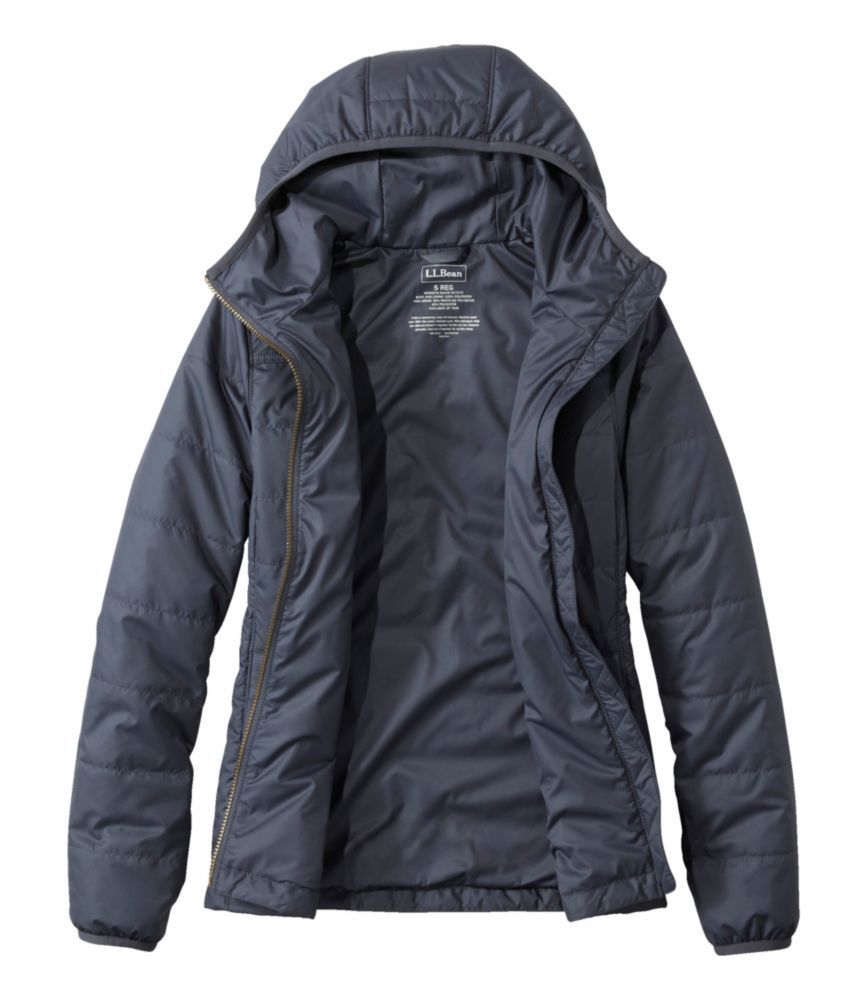 Women's Mountain Classic Puffer Hooded Jacket, Nautical Navy, small image number 7