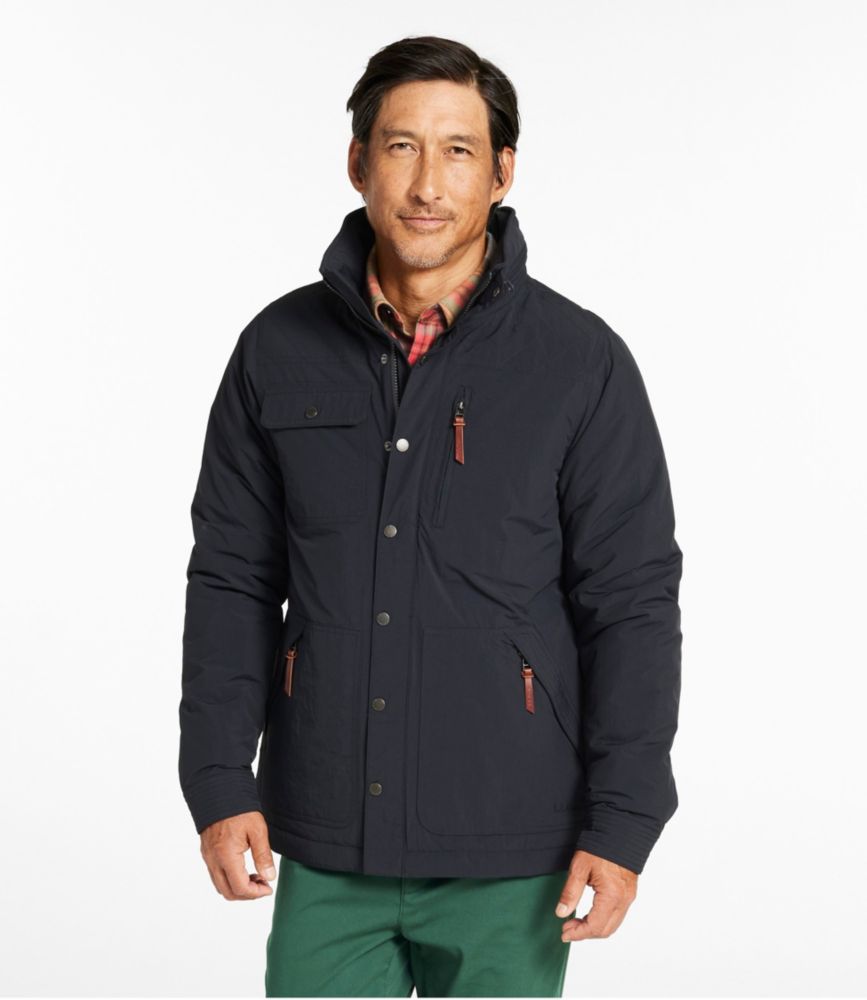 Men's Bean's Insulated Travel Jacket, Carbon Navy, small image number 2