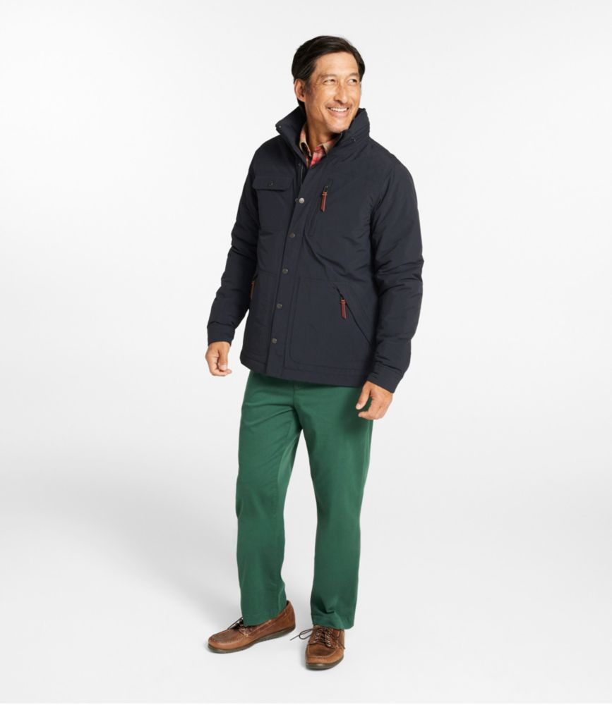 Men's Bean's Insulated Travel Jacket, Carbon Navy, small image number 4