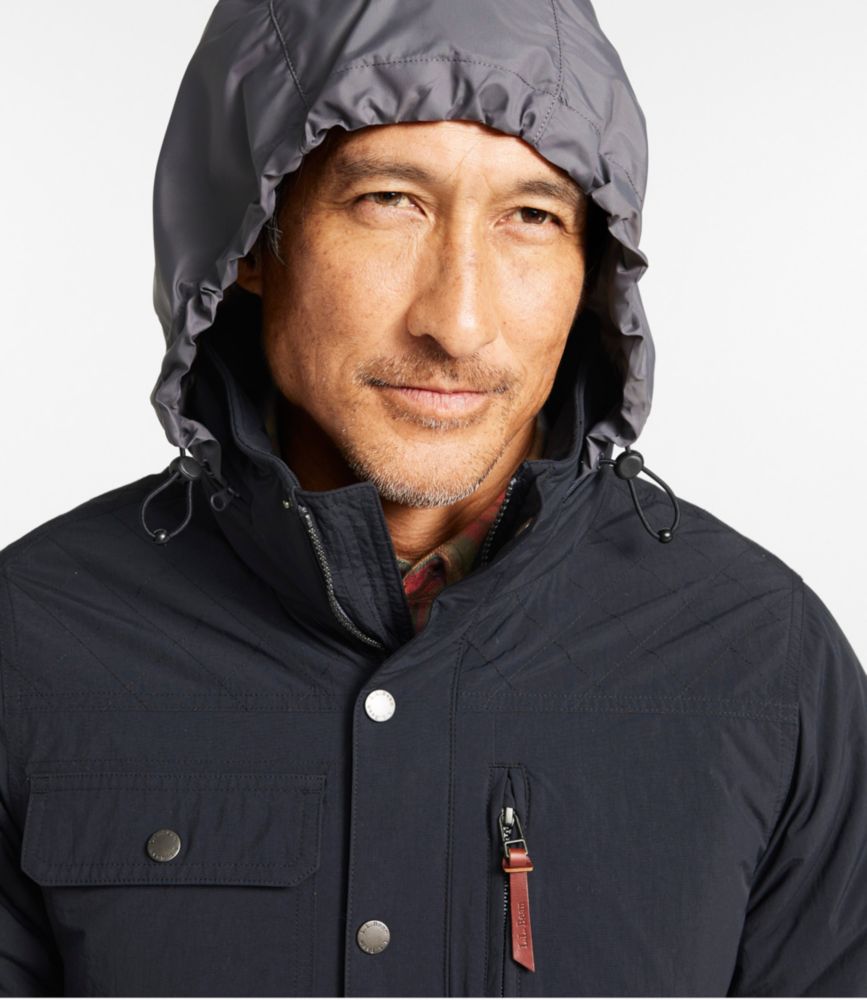 Men's Bean's Insulated Travel Jacket, Carbon Navy, small image number 6