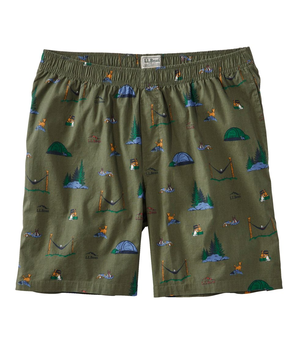 Men's Comfort Stretch Woven Sleep Shorts at L.L. Bean