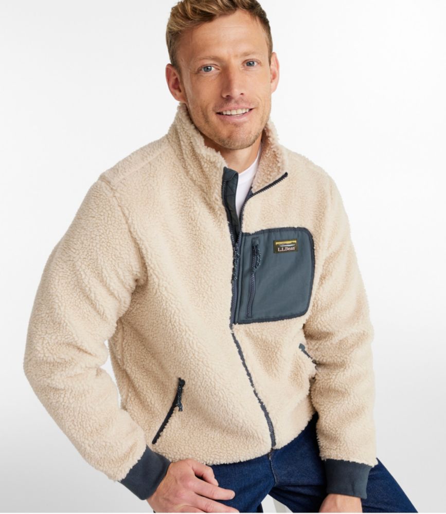 Men s Bean s Sherpa Fleece Jacket