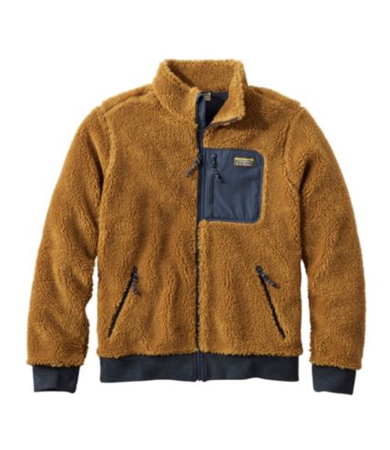 Sherpa zip up jacket with clearance hood