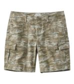 Women's Stretch Canvas Cargo Shorts, Camo