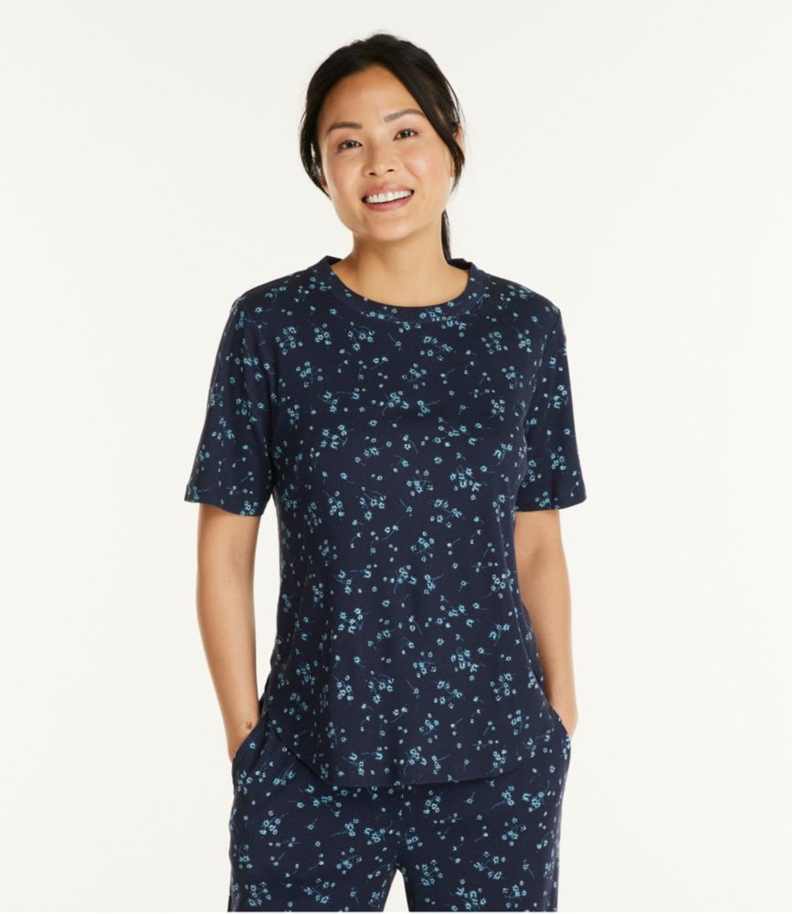 Women's Restorative Sleepwear, Sleep Top Print, , small image number 1