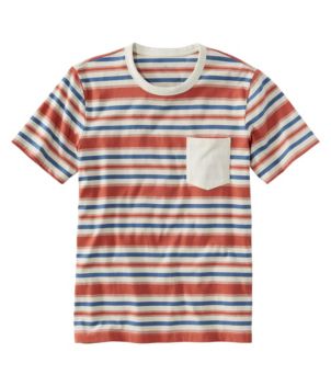 Men's Signature Rangeley Cotton T-Shirt, Short-Sleeve, Stripe