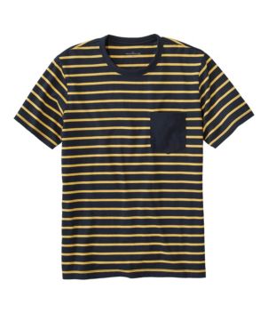 Men's Signature Rangeley Cotton T-Shirt, Short-Sleeve, Stripe