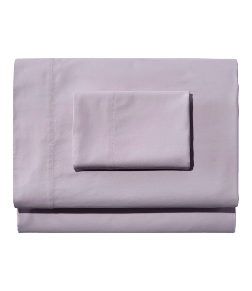 Garment Washed Sateen Sheet Collection, Lilac Mist, small image number 1