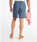 Men's Lakewashed Stretch Pull-On Shorts, Chambray