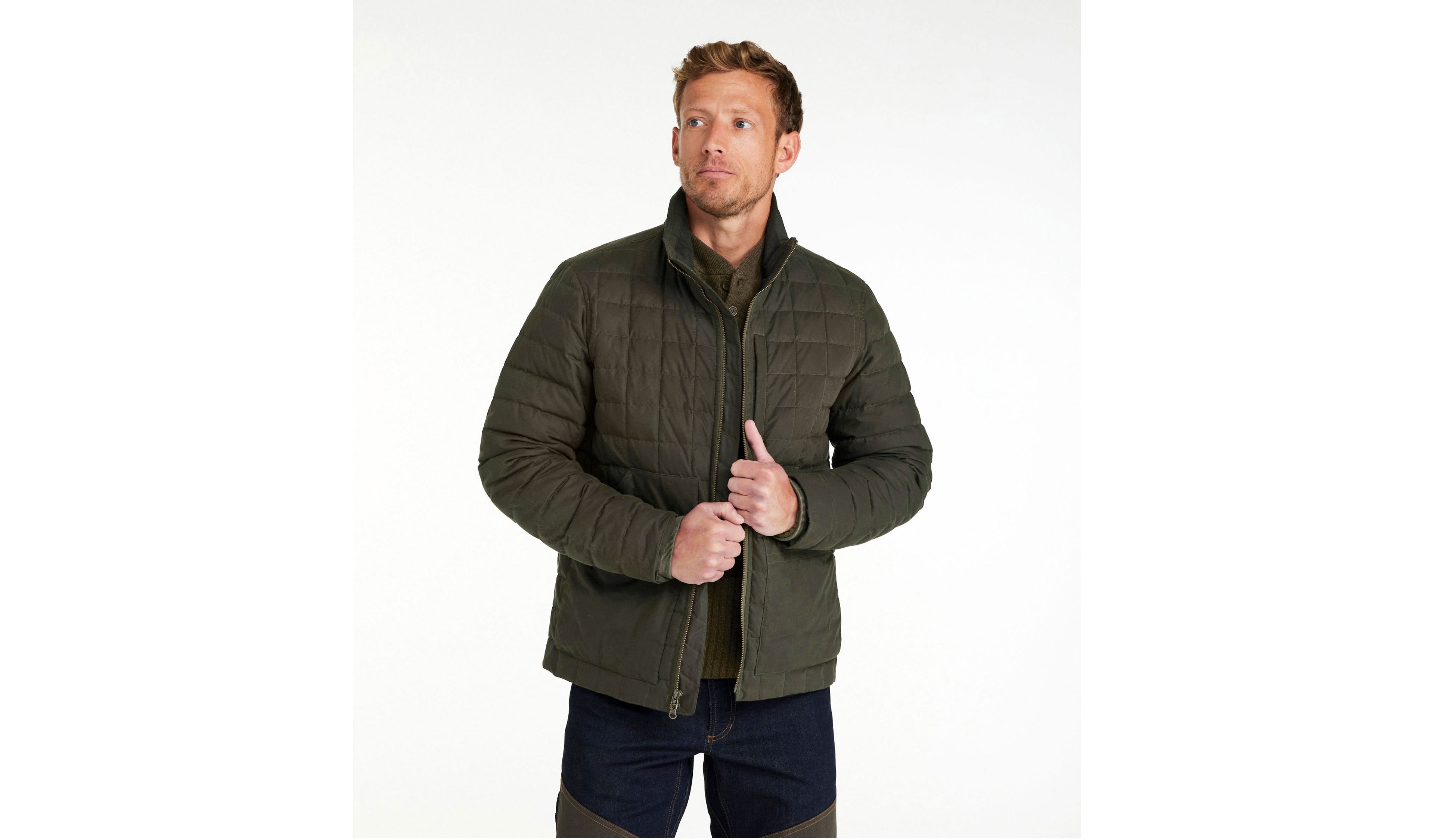 Men's L.L.Bean Upcountry Waxed Cotton Down Sweater