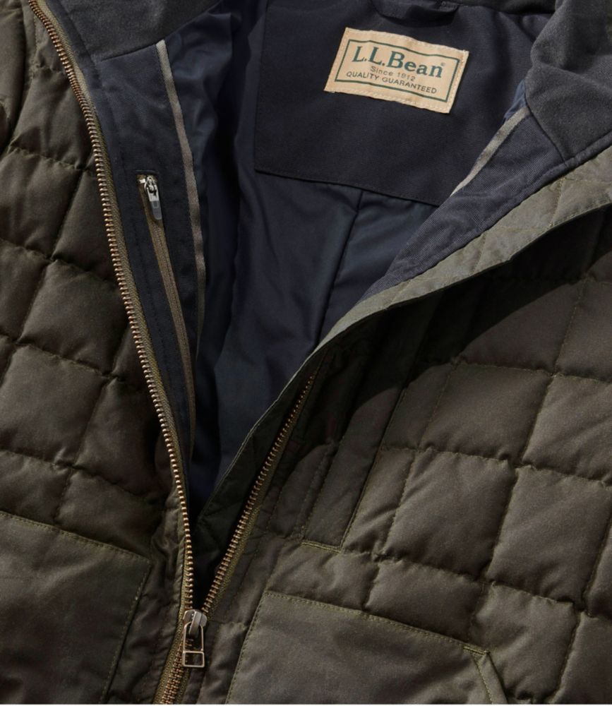 Men's L.L.Bean Upcountry Waxed Cotton Down Sweater