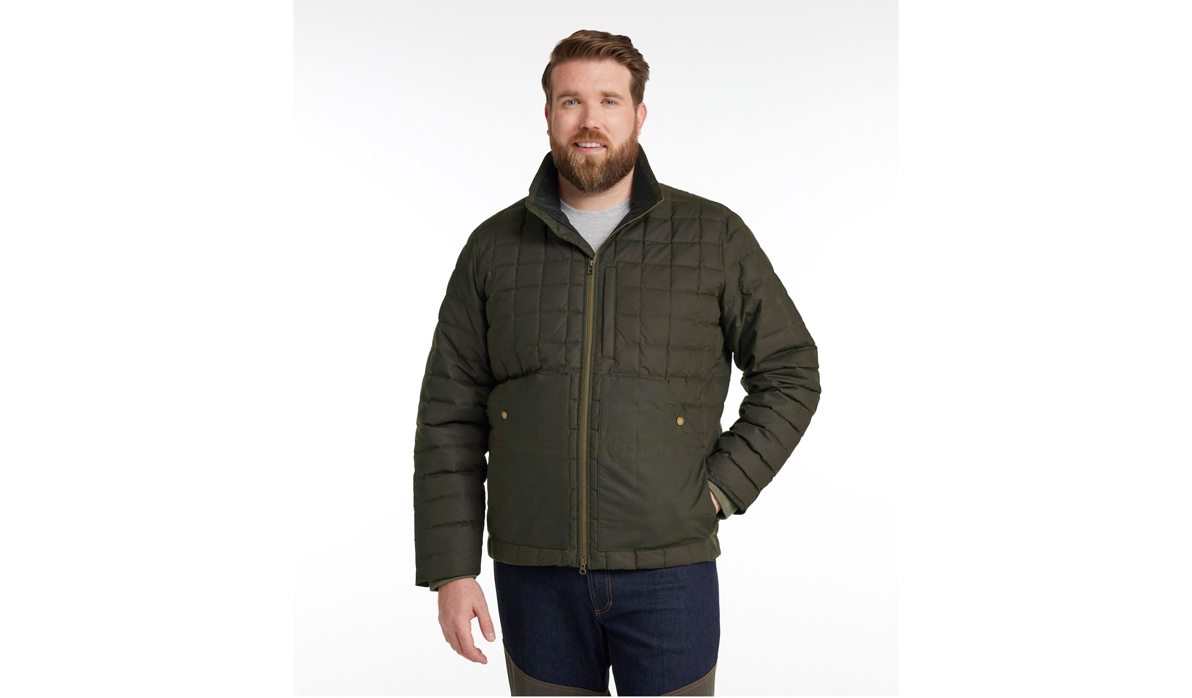 Men's L.L.Bean Upcountry Waxed Cotton Down Sweater
