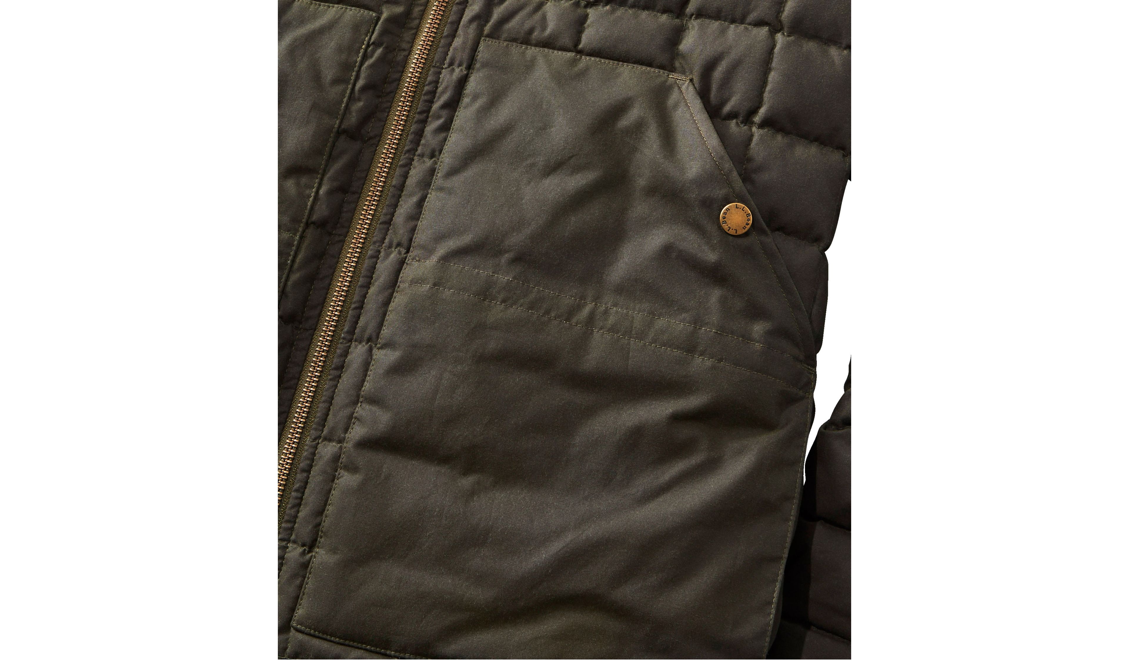 Men's L.L.Bean Upcountry Waxed Cotton Down Sweater