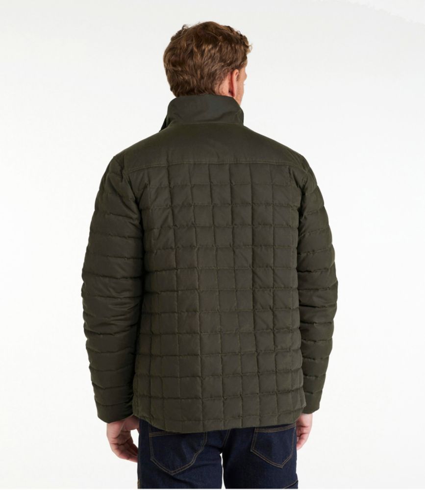 Men's L.L.Bean Upcountry Waxed Cotton Down Sweater | Insulated Jackets at L.L.Bean