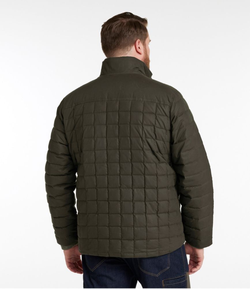 Men's L.L.Bean Upcountry Waxed Cotton Down Sweater | Insulated Jackets at L.L.Bean